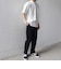 SHIPS any:〈接触冷感/遮熱/UVカット〉COOL TOUCH スムース デザイン リブ セミ モックネック Tシャツ◇