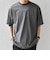 SHIPS any:〈接触冷感/遮熱/UVカット〉COOL TOUCH スムース デザイン リブ セミ モックネック Tシャツ◇