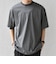 SHIPS any:〈接触冷感/遮熱/UVカット〉COOL TOUCH スムース デザイン リブ セミ モックネック Tシャツ◇