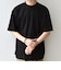 SHIPS any:〈接触冷感/遮熱/UVカット〉COOL TOUCH スムース デザイン リブ セミ モックネック Tシャツ◇