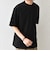 SHIPS any:〈接触冷感/遮熱/UVカット〉COOL TOUCH スムース デザイン リブ セミ モックネック Tシャツ◇