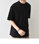 SHIPS any:〈接触冷感/遮熱/UVカット〉COOL TOUCH スムース デザイン リブ セミ モックネック Tシャツ◇