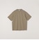 SHIPS any:〈接触冷感/遮熱/UVカット〉COOL TOUCH スムース デザイン リブ セミ モックネック Tシャツ◇