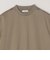 SHIPS any:〈接触冷感/遮熱/UVカット〉COOL TOUCH スムース デザイン リブ セミ モックネック Tシャツ◇