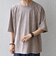 【SHIPS any別注】ONEITA: ケミカルウォッシュ リラックス ラグラン Tシャツ(セットアップ対応)◇