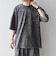 【SHIPS any別注】ONEITA: ケミカルウォッシュ リラックス ラグラン Tシャツ(セットアップ対応)◇