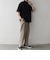 SHIPS any:〈接触冷感/遮熱/UVカット〉COOL TOUCH スムース デザイン リブ 半袖 ポロシャツ◇