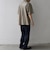 SHIPS any:〈接触冷感/遮熱/UVカット〉COOL TOUCH スムース デザイン リブ 半袖 ポロシャツ◇