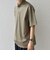 SHIPS any:〈接触冷感/遮熱/UVカット〉COOL TOUCH スムース デザイン リブ 半袖 ポロシャツ◇