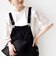 【WEB限定】〈手洗い可能〉レース コンビ ショート スリーブ カットソー
