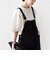 【WEB限定】〈手洗い可能〉レース コンビ ショート スリーブ カットソー