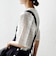 【WEB限定】〈手洗い可能〉レース コンビ ショート スリーブ カットソー