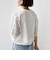 【WEB限定】〈手洗い可能〉レース コンビ ショート スリーブ カットソー