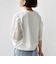 【WEB限定】〈手洗い可能〉レース コンビ ショート スリーブ カットソー