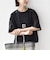 【WEB限定】〈手洗い可能〉レース コンビ ショート スリーブ カットソー