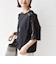 【WEB限定】〈手洗い可能〉レース コンビ ショート スリーブ カットソー