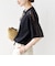 【WEB限定】〈手洗い可能〉レース コンビ ショート スリーブ カットソー