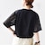 【WEB限定】〈手洗い可能〉レース コンビ ショート スリーブ カットソー