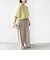 【WEB限定】〈手洗い可能〉レース コンビ ショート スリーブ カットソー
