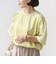 【WEB限定】〈手洗い可能〉レース コンビ ショート スリーブ カットソー