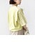 【WEB限定】〈手洗い可能〉レース コンビ ショート スリーブ カットソー