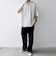 SHIPS any:〈洗濯機可能〉コットン/リネン ストライプ バンド スキッパー ハーフスリーブ シャツ 26SS◇