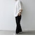 SHIPS any:〈洗濯機可能〉コットン/リネン ストライプ バンド スキッパー ハーフスリーブ シャツ 26SS◇