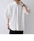 SHIPS any:〈洗濯機可能〉コットン/リネン ストライプ バンド スキッパー ハーフスリーブ シャツ 26SS◇