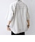 SHIPS any:〈洗濯機可能〉コットン/リネン ストライプ バンド スキッパー ハーフスリーブ シャツ 26SS◇