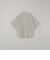 SHIPS any:〈洗濯機可能〉コットン/リネン ストライプ バンド スキッパー ハーフスリーブ シャツ 26SS◇