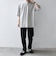 SHIPS any:〈洗濯機可能〉コットン/リネン ストライプ バンド スキッパー ハーフスリーブ シャツ 26SS◇