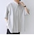 SHIPS any:〈洗濯機可能〉コットン/リネン ストライプ バンド スキッパー ハーフスリーブ シャツ 26SS◇