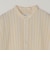 SHIPS any:〈洗濯機可能〉コットン/リネン ストライプ バンド スキッパー ハーフスリーブ シャツ 26SS◇