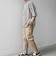 SHIPS any:〈洗濯機可能〉コットン/リネン ストライプ バンド スキッパー ハーフスリーブ シャツ 26SS◇