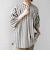 SHIPS any:〈洗濯機可能〉コットン/リネン ストライプ バンド スキッパー ハーフスリーブ シャツ 26SS◇
