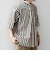 SHIPS any:〈洗濯機可能〉コットン/リネン ストライプ バンド スキッパー ハーフスリーブ シャツ 26SS◇