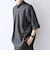 SHIPS any:〈洗濯機可能〉コットン/リネン ストライプ バンド スキッパー ハーフスリーブ シャツ 26SS◇
