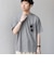 SHIPS any:〈接触冷感〉マルチ ボーダー ポケット Tシャツ◇