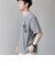 SHIPS any:〈接触冷感〉マルチ ボーダー ポケット Tシャツ◇