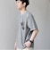 SHIPS any:〈接触冷感〉マルチ ボーダー ポケット Tシャツ◇