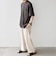 SHIPS any:〈接触冷感〉マルチ ボーダー ポケット Tシャツ◇
