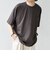 SHIPS any:〈接触冷感〉マルチ ボーダー ポケット Tシャツ◇