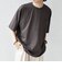 SHIPS any:〈接触冷感〉マルチ ボーダー ポケット Tシャツ◇