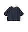 〈洗濯機可能〉袖 ツイスト デザイン シアー ドッキング TEE