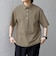 SHIPS any:〈接触冷感/ストレッチ〉360° THE CIRCLE STRETCH リネン ミックス ポロシャツ(セットアップ対応)◇