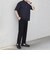 SHIPS any:〈接触冷感/ストレッチ〉360° THE CIRCLE STRETCH リネン ミックス ポロシャツ(セットアップ対応)◇