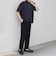 SHIPS any:〈接触冷感/ストレッチ〉360° THE CIRCLE STRETCH リネン ミックス ポロシャツ(セットアップ対応)◇