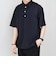 SHIPS any:〈接触冷感/ストレッチ〉360° THE CIRCLE STRETCH リネン ミックス ポロシャツ(セットアップ対応)◇