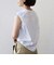 メルティ コットン プリント ロゴ フレンチスリーブ TEE