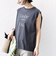 メルティ コットン プリント ロゴ フレンチスリーブ TEE